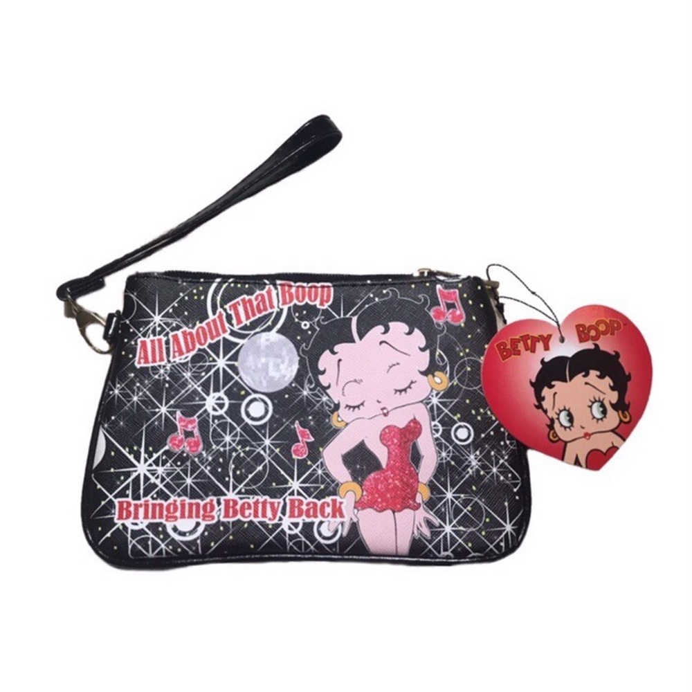 Vintage Betty Boop clutch / wristlet ! NWT
